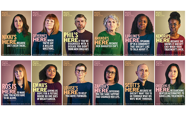 Breast Cancer Now Showcases The People To Turn To With New Brand Campaign Titled "We're Here"