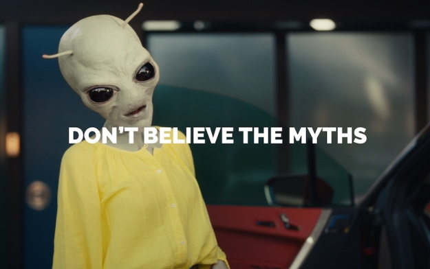 A Clever New EV Campaign Taps Comedy Director Eric Andre and Mythical Characters to Bust EV Myths