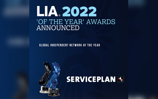 Serviceplan Named Global Independent Network of the Year at LIA 2022