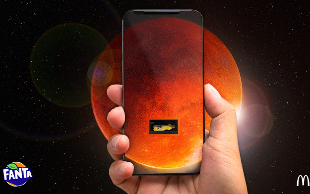 Fanta Turns the Moon into the World's Largest Vending Machine