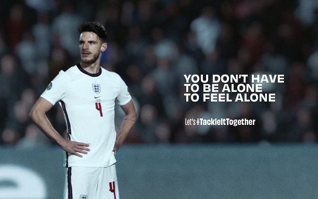 Declan Rice Features in new Campaign for Suicide Prevention Charity Campaign Against Living Miserably