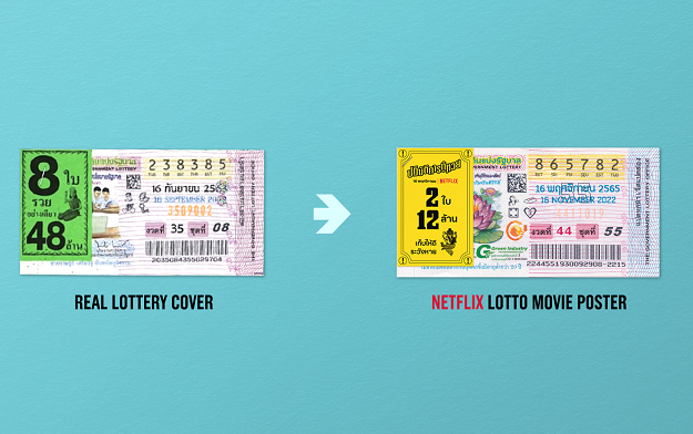 Netflix Thailand Together With CJ Worx, Turned Local Lottery Covers into Movie Posters to Promote the Movie "The Lost Lotteries"
