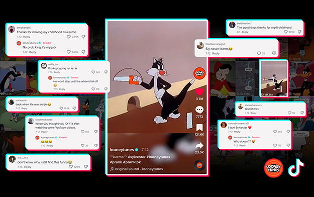 Looney Tunes Marks Explosive Launch on TikTok with Over 1 Million Followers in 5 Months