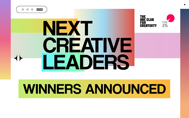  The One Club and 3% Movement Announce Next Creative Leaders 2022 Winners