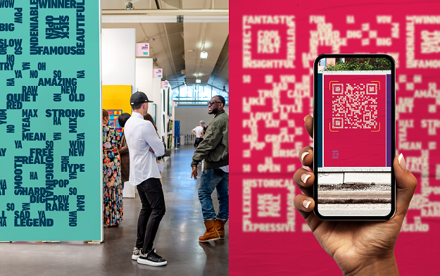 Artist Project Launches with World's First QR Code Made from Words