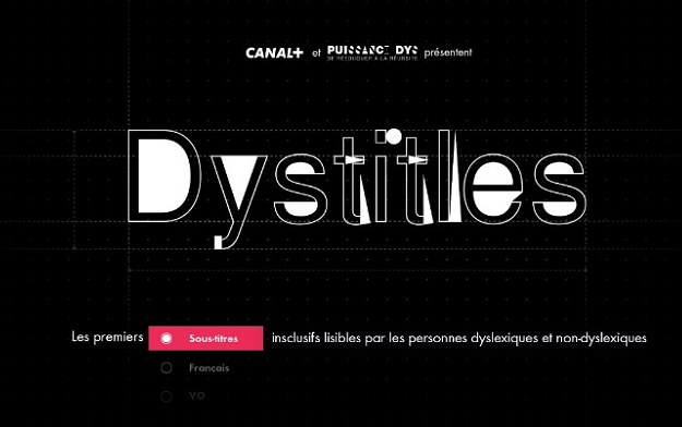 Canal Innovates With Subtitles Adapted For Dyslexic People