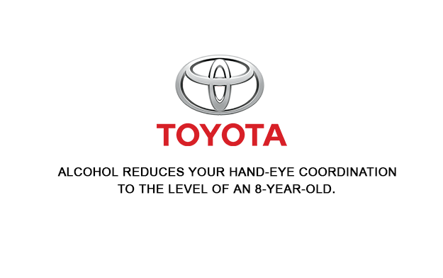 Toyota Shows Drinking Impairs Driving Abilities to that of a Child
