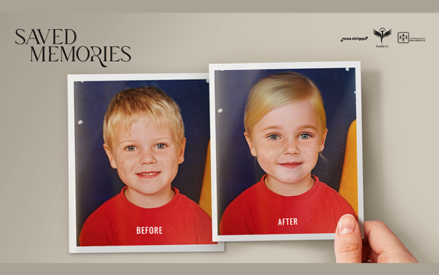 "Saved Memories" Using AI to Reimagine Childhood Photographs of Trans People