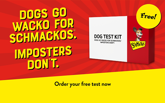 Schmackos and Adam&EveDDB Launch World-First Dog Test Kit