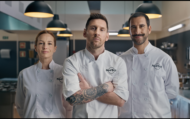 Open Launches new Campaign for Hard Rock Cafe, Featuring Lionel Messi as the Brand's Chef
