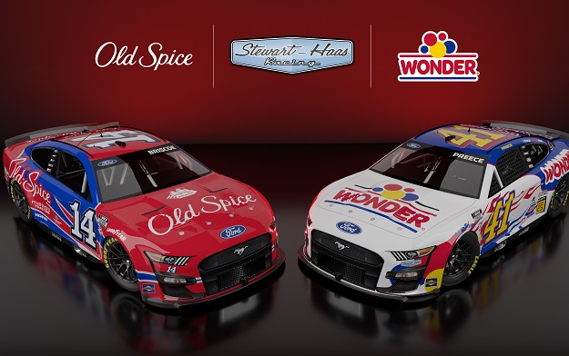 Wonder Bread and Old Spice Ready to Roll With Stewart-Haas Racing at Talladega Superspeedway
