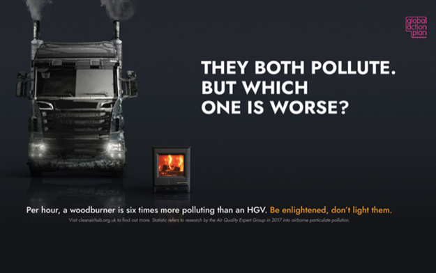  Global Action Plan and Impact on Urban Health Use Spoof Ads to Warn About the Shocking Impact of Wood Burning Stoves