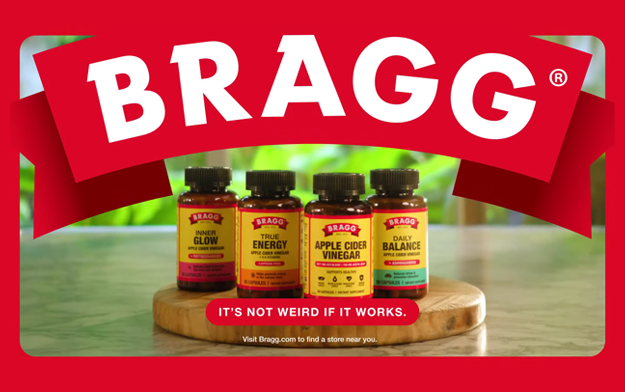 New Bragg Apple Cider Vinegar Campaign Capitalizes on its Inherent "Weird"ness