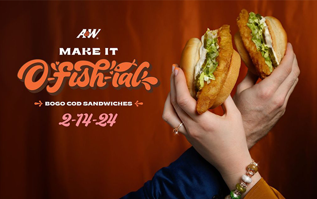 Make Your Relationship "O-FISH-IAL" with a Real Diamond Ring Made from A&W's new Quarter Pound Cod Sandwich