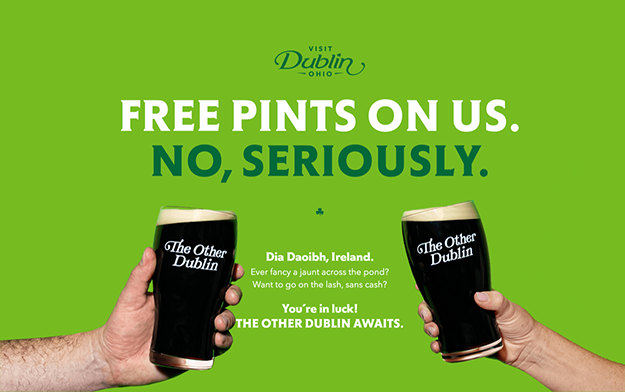 Dubliners Invited to Celebrate St. Patrick's Day in the "Other Dublin"
