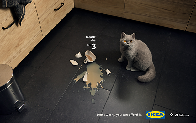 IKEA Portrays its Products Accidentally Broken by Pets to Highlight Affordability