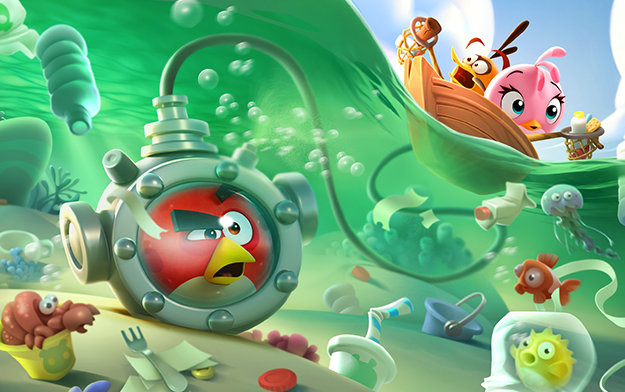 Birds Helping Birds – Earth Day Push From Rovio Uses Angry Birds to Fight Plastic Waste