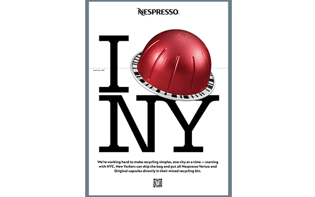 Nespresso and Accompany Creative Redesign new "I Love Nespresso" Recycling Bag