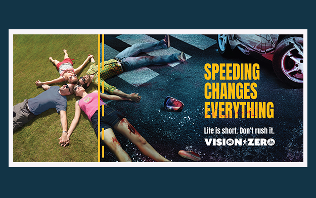 Sensis Wins 2024 Gold Aster Award for Vision Zero Austin Campaign: "Speeding Changes Everything"