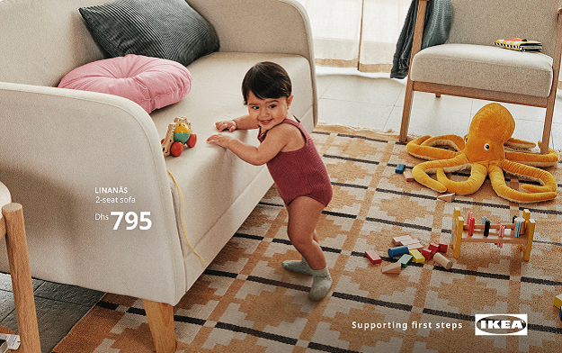 IKEA Celebrates the Role of its Furniture in Toddlers' First Steps in its Latest Campaign