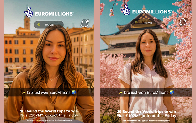 Allwyn's new EuroMillions Activation Focuses on Luxury through Snapchat AI Lens