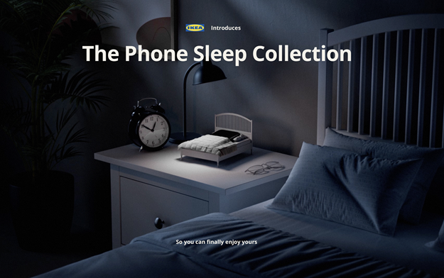 IKEA Puts Phones (and Humans) to Bed with the New Phone Sleep Collection