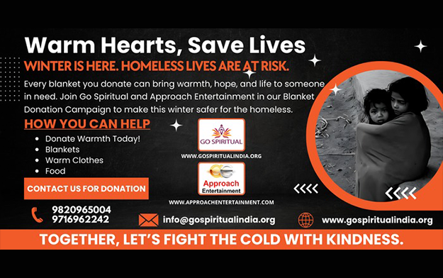 Go Spiritual and Approach Entertainment Launch 2025 Blanket Donation Campaign