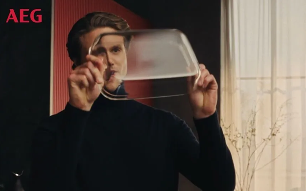 Publicis London and AEG Launch new Campaign Shot Through a Dishwasher-Fresh Lasagne Dish