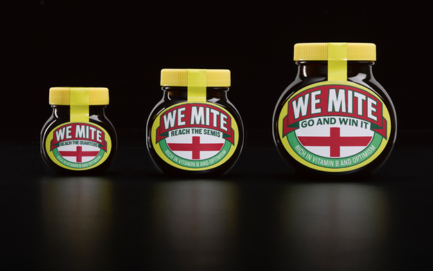 Love It, Hate It, Don't Travel Without It: Marmite Releases "Wemite" Jars for England Fans Headed to the Tournament