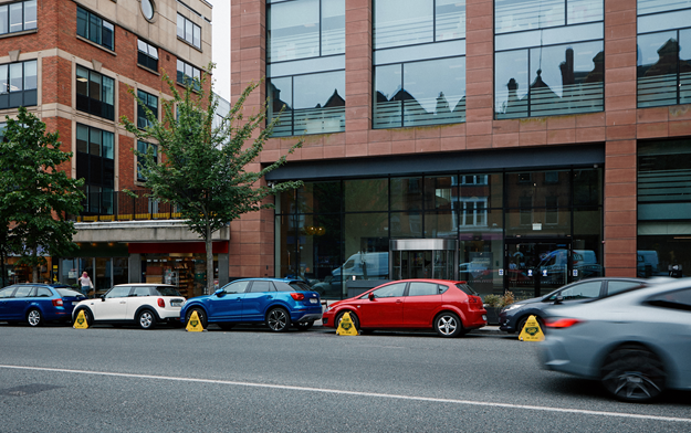 A Captive Audience Paddy Power Turns wheel Clamps into Cheeky Comedy Media Space
