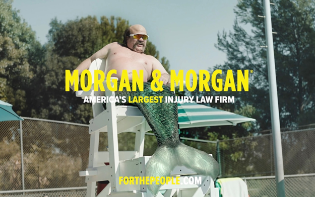 Morgan & Morgan's "Power Move" Campaign Makes a Splash With a Merman Lifeguard