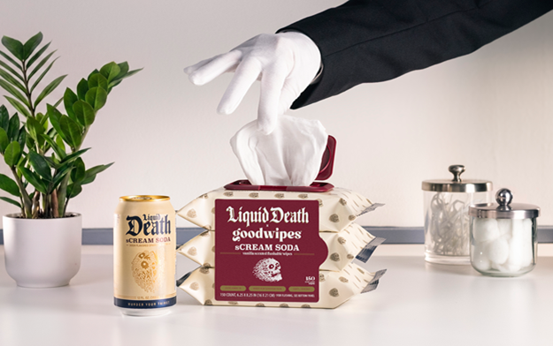 Liquid Death and Goodwipes Launch Limited-Edition Flushable Wipes at Walmart