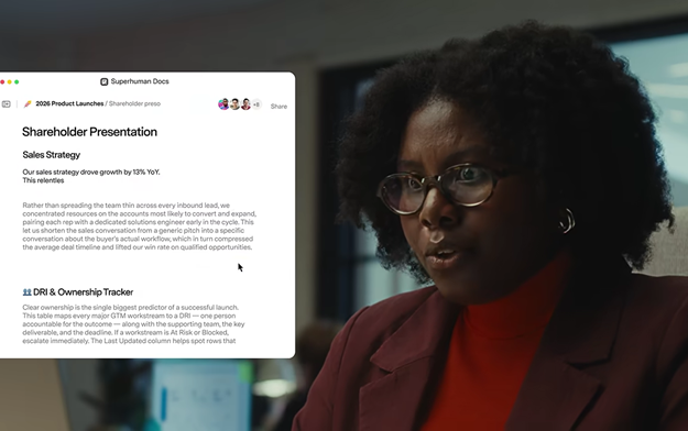 Ways & Means Brings Superhuman's AI Productivity Suite to Life in Two New Campaigns