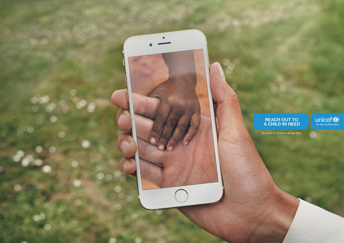 Unicef: Reach out to a child in need, 1