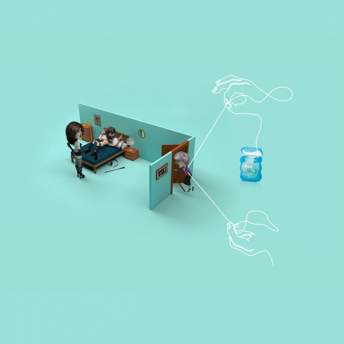 Oral-B : Awkward moments, grandma