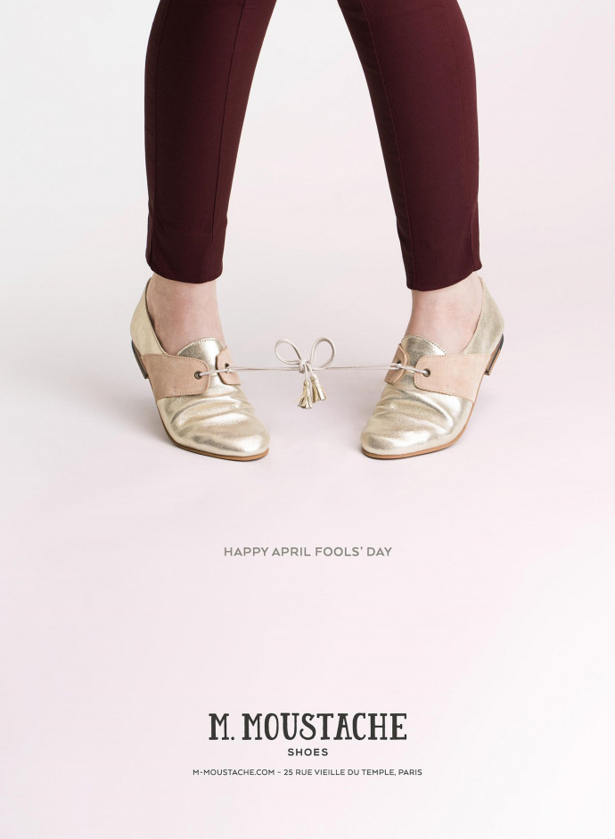 M. Moustache: April Fools' Day, Woman
