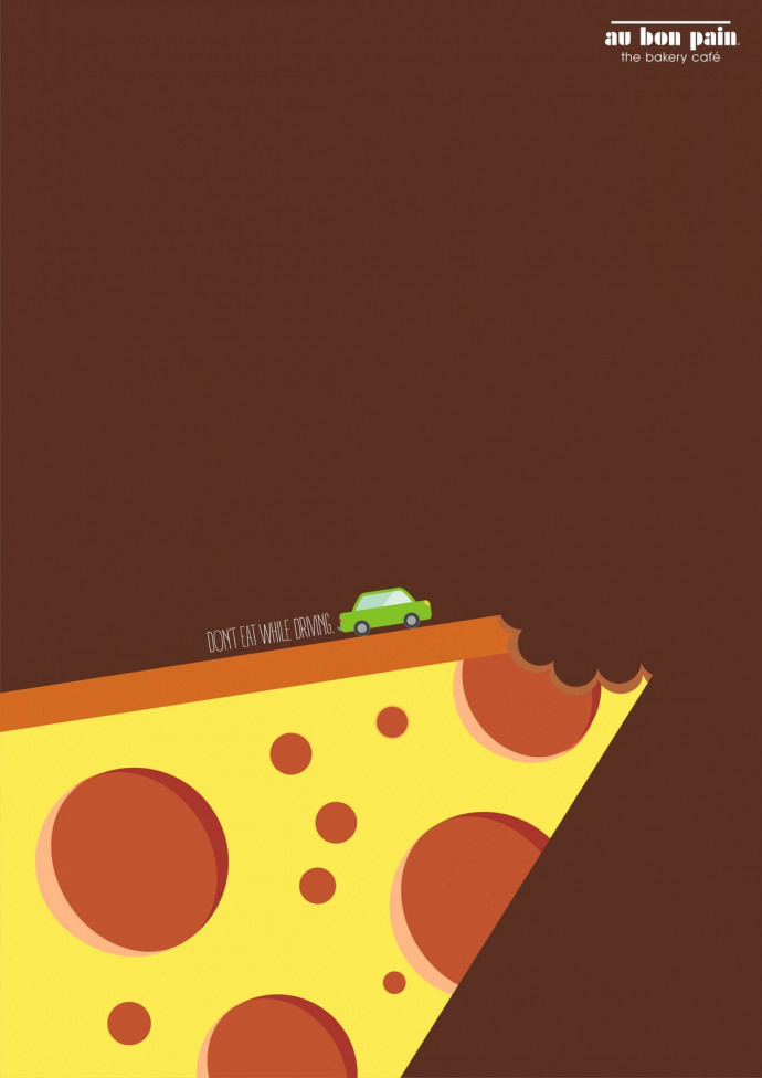 Au Bon Pain: Don't Eat While Driving, 1