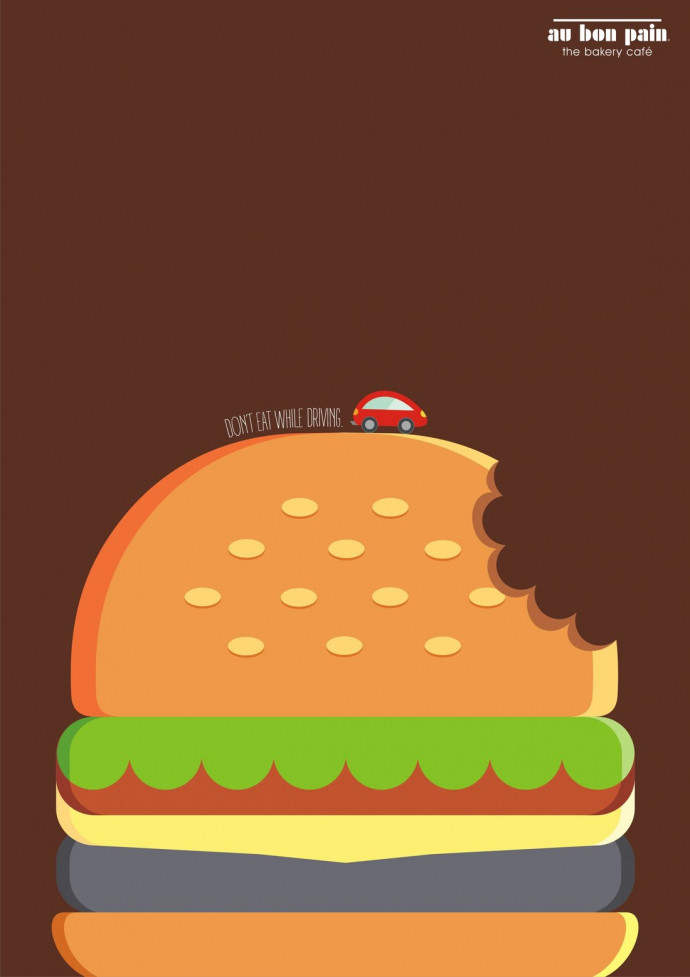 Au Bon Pain: Don't Eat While Driving, 2