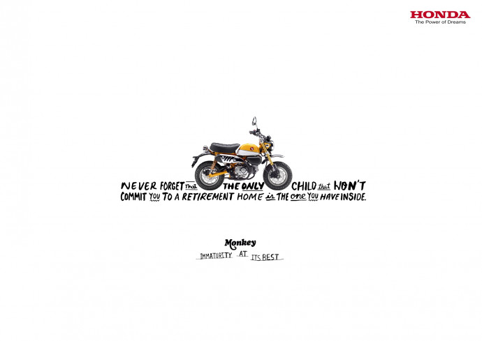 Honda: Monkey (Never Forget)