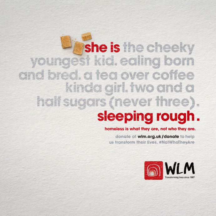 West London Mission: Homeless Is What They Are, Not Who They Are (Sugar)