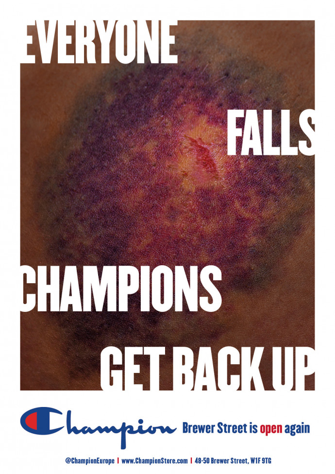 Champion: Everyone Falls. Champions Get Back Up, 3