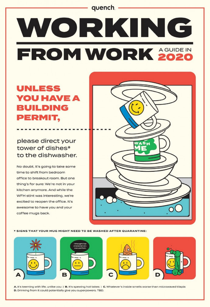 Pavone Marketing Group: Working from Work, Dishes