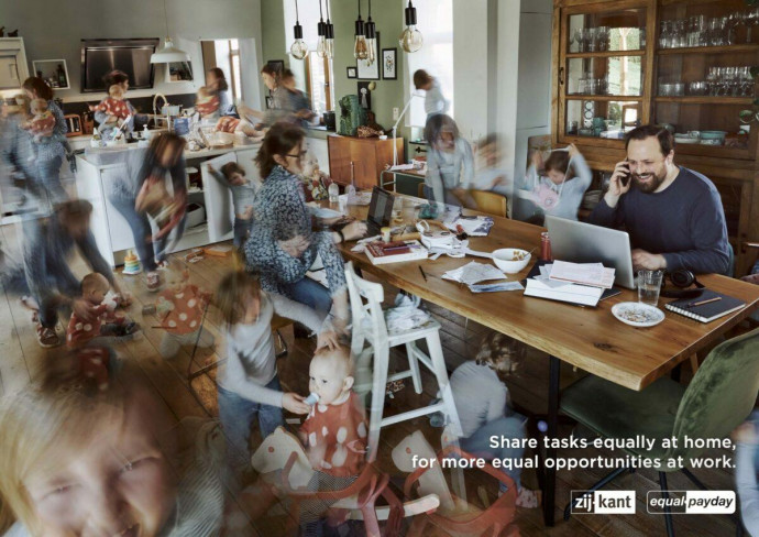 Equal Pay Day: Just Because Dad Works from Home Doesn't Mean He Does More at Home, 1