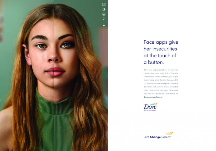 Dove: Reverse Selfie, 2