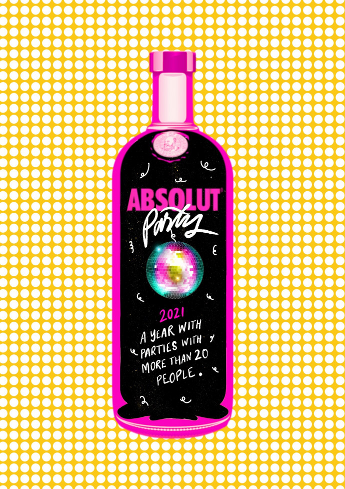 Absolut: Pour one for 2021