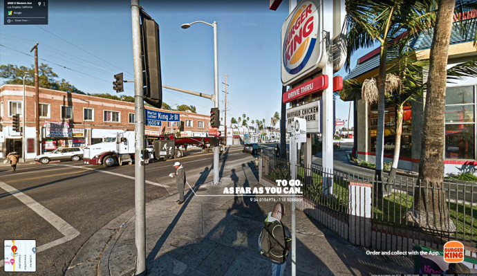 Burger King: To Go. As Far as You Can, LA