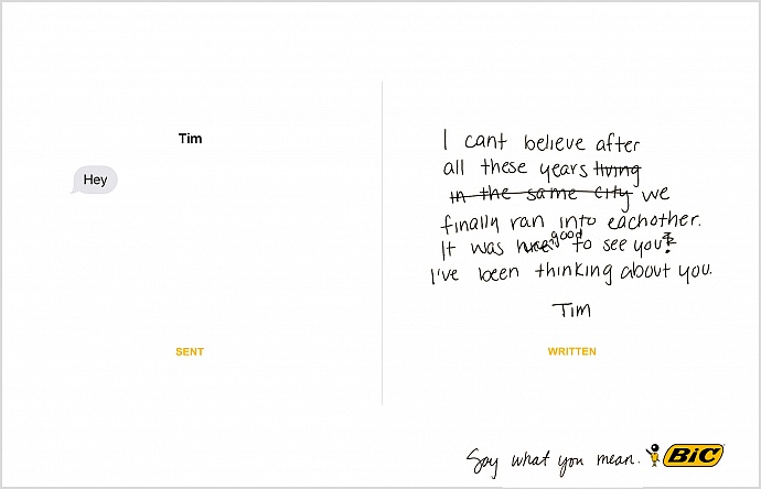 BIC: Say what you mean, 4