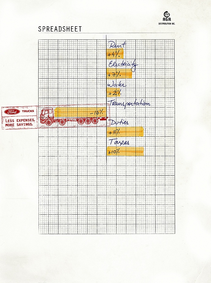 Ford Trucks: Spreadsheet, 1