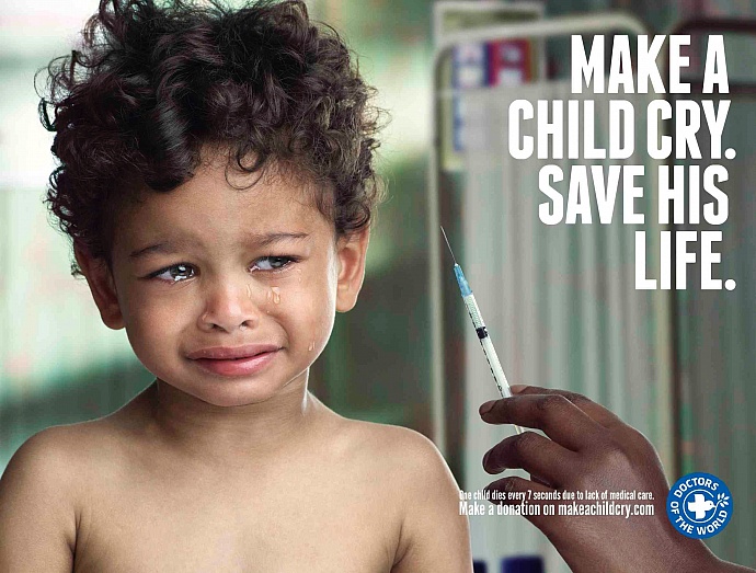 Doctors of the World: Make a child cry, 4