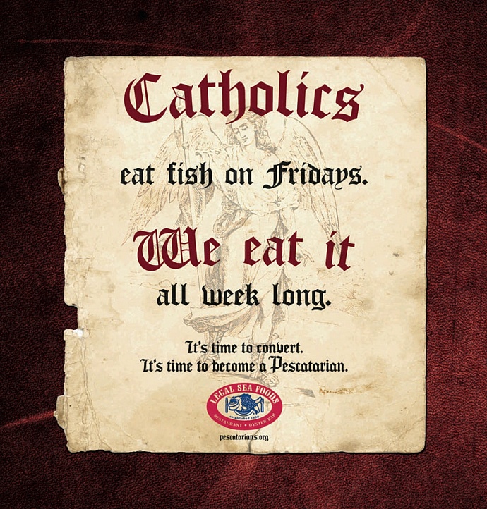 Legal Sea Foods: Pescatarianism, 1